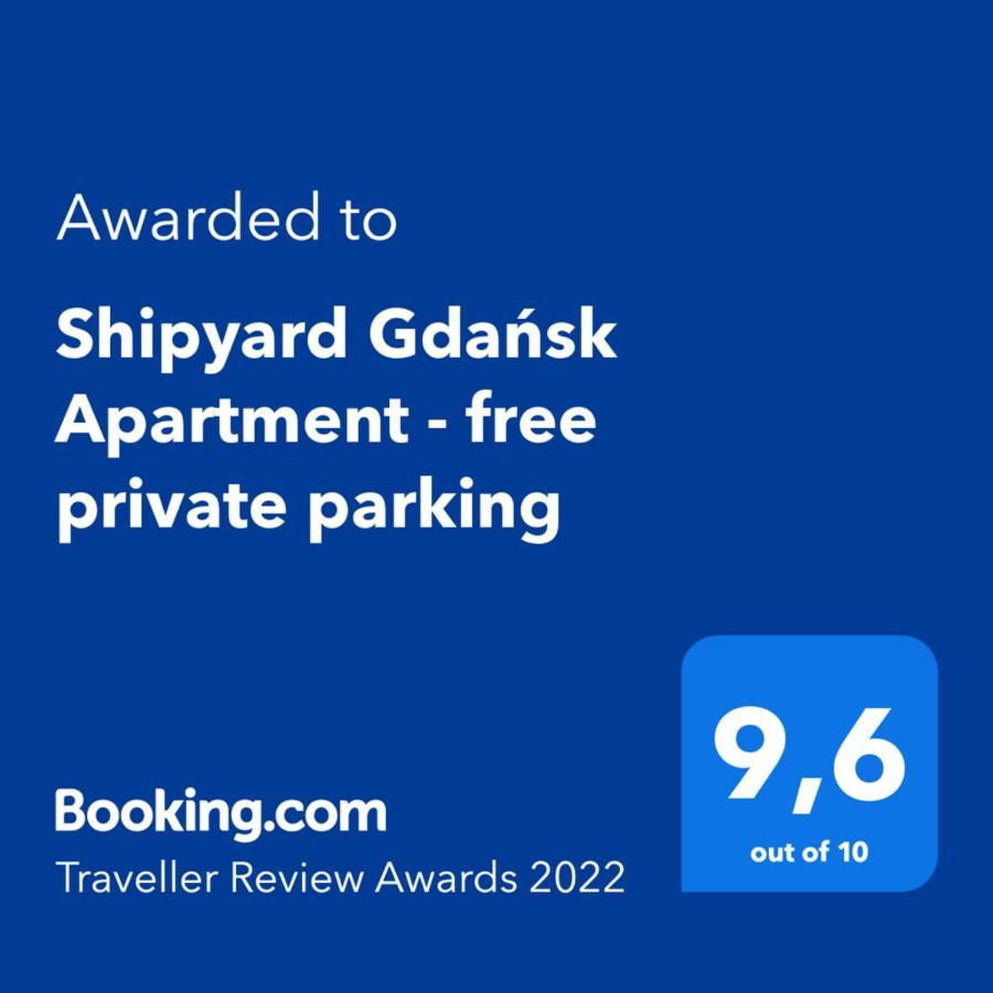 Shipyard Gdansk Apartment - Free Private Parking Dış mekan fotoğraf